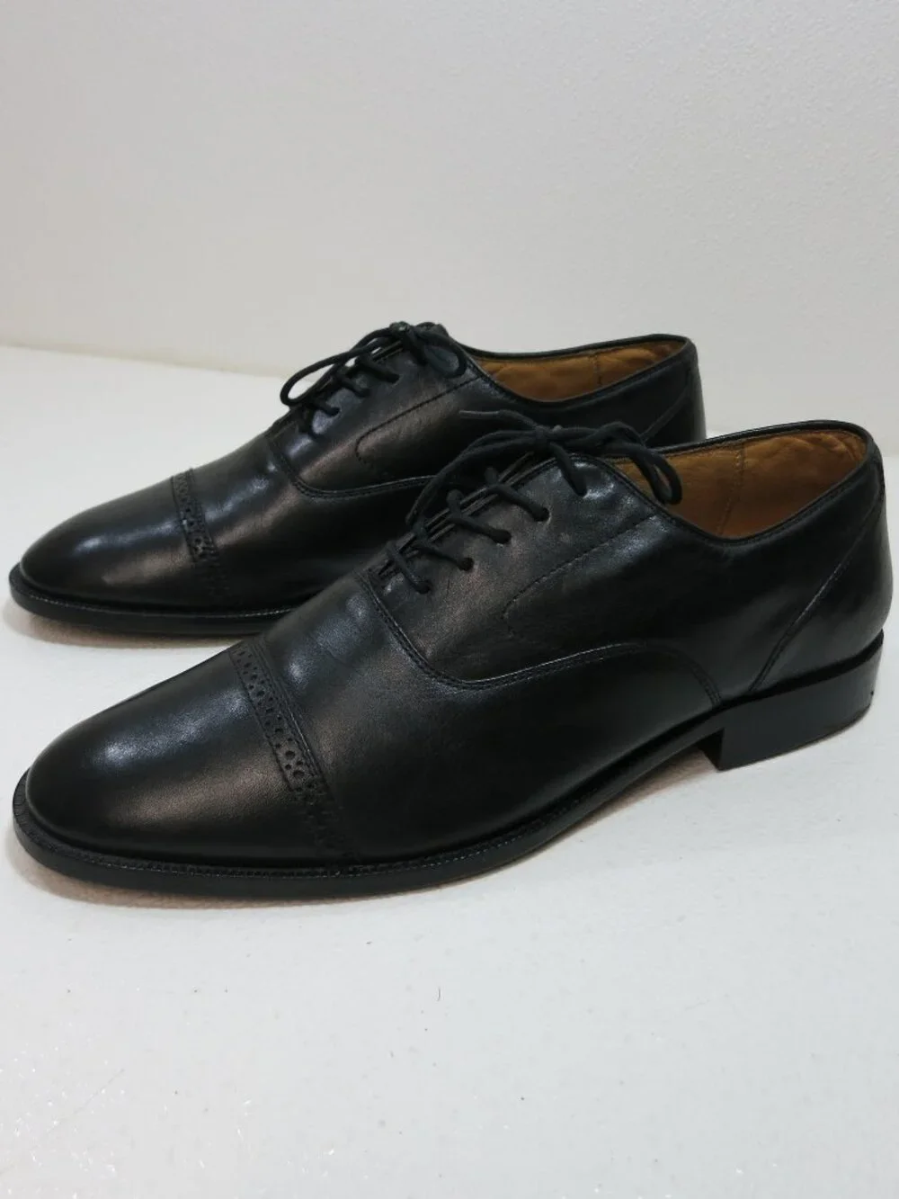 G. H. Bass & Co. Cap Toe Leather Dress Oxfords Men's Footwear Shoes Sz 11 M